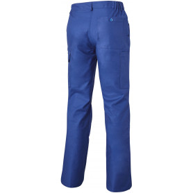 Pantalon de travail 100% coton bleu (2)