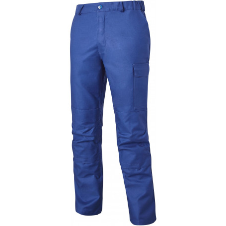 Pantalon de travail 100% coton bleu