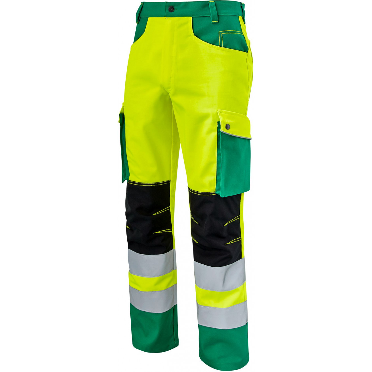Pantalon Roady haute visibilité avec renforts genoux Pantalon Roady haute visibilité avec renforts genoux
