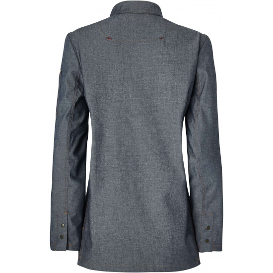 Veste cuisine femme denim AUTHENTIQUE