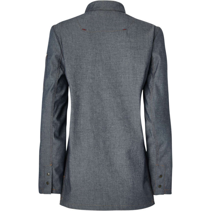 Veste cuisine femme denim Authentique MOLINEL pro