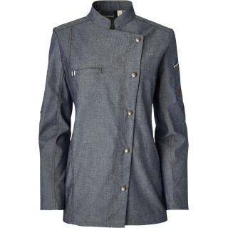 Veste cuisine femme denim Authentique MOLINEL pro