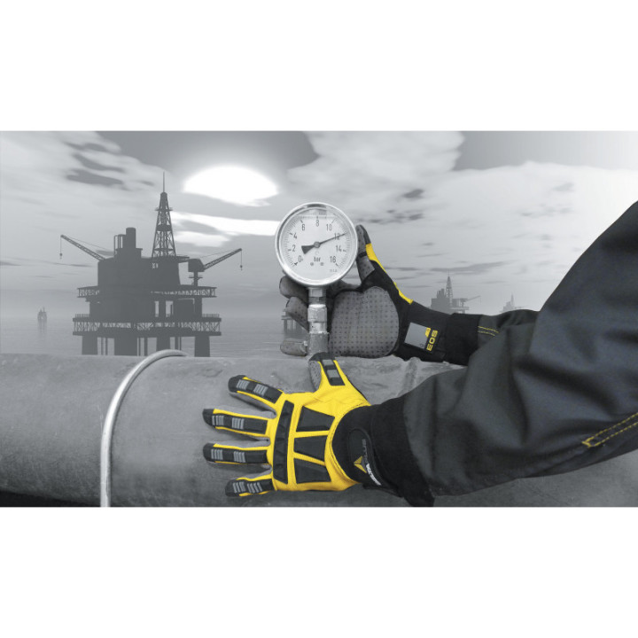 Lot 12 gants manutention antidérapants renforcés DELTA PLUS