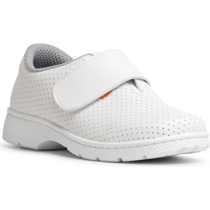 Chaussures médicales blanches velcro SRC O1 lavables DIAN