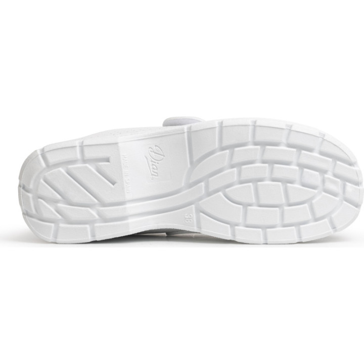 Chaussures médicales blanches velcro SRC O1 lavables DIAN