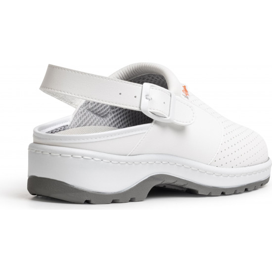 Sabot avec bride ajustable au niveau du talon