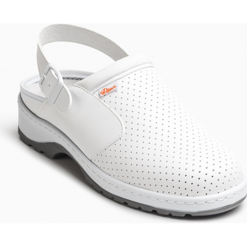 Sabot avec bride ajustable au niveau du talon