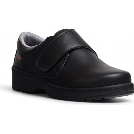 Chaussure de travail en cuir avec fermeture velcro (2)