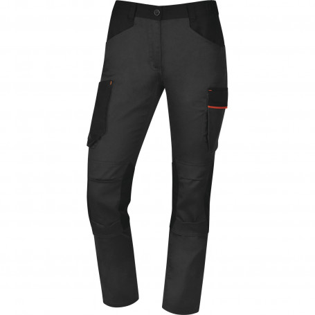 Pantalon de travail coupe ajustée genoux préformés