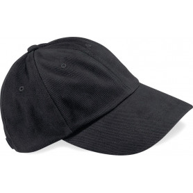 Casquette profil bas en coton brossé