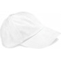 Casquette profil bas en coton brossé