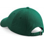 Casquette profil bas en coton drill