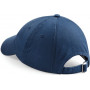 Casquette profil bas en coton drill