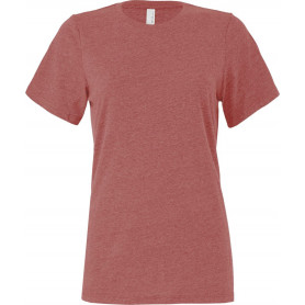 T-shirt col rond femme couleur pastel