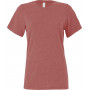 T-shirt col rond femme couleur pastel