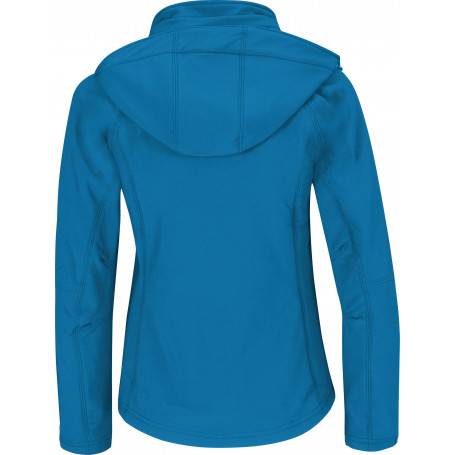 Veste capuche femme softshell b&c