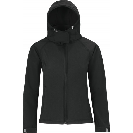 Veste capuche femme softshell b&c