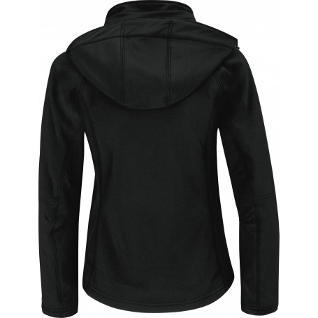 Veste capuche femme softshell b&c