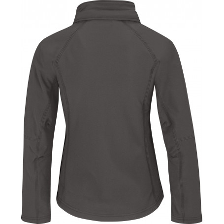 Veste capuche femme softshell b&c