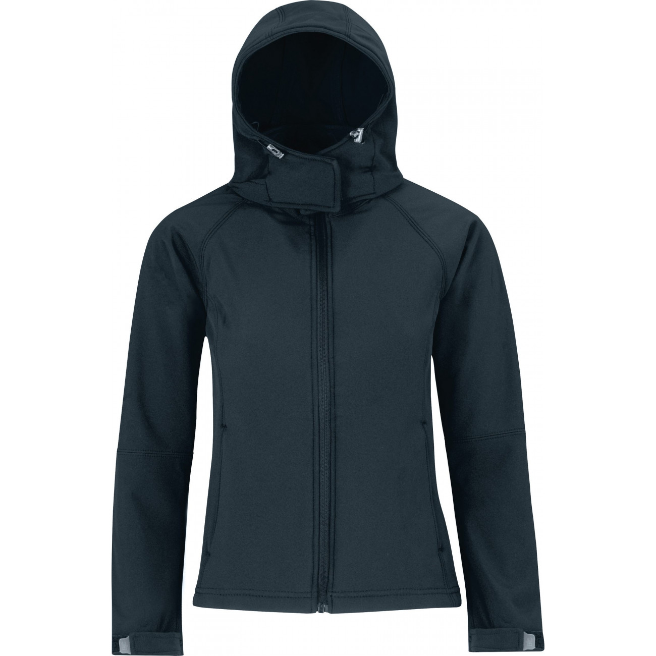 Veste capuche femme softshell b&c