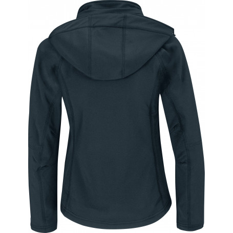 Veste capuche femme softshell b&c