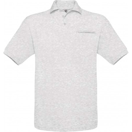 Polo homme manches courtes safran pocket b&c