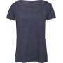 T-shirt Triblend col rond Femme