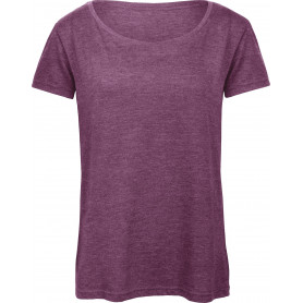 T-shirt Triblend col rond Femme