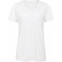 T-shirt Triblend col V Femme