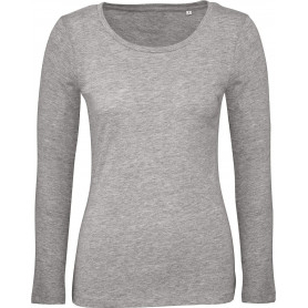 T-shirt bio femme manches longues