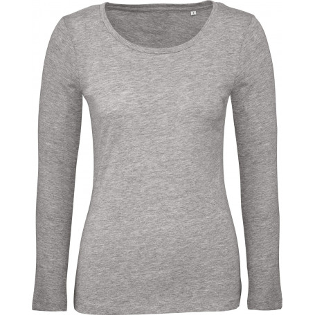 T-shirt bio femme manches longues