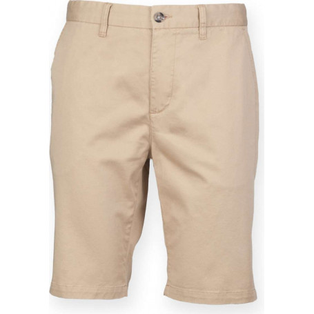 Short chino stretch homme