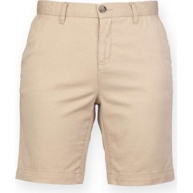 Short chino stretch femme