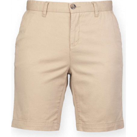 Short chino stretch femme