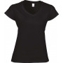 T-shirt femme col v gildan