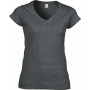 T-shirt femme col v gildan