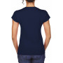 T-shirt femme col v gildan