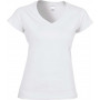 T-shirt femme col v gildan