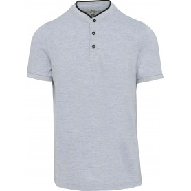 Polo col Mao manches courtes homme