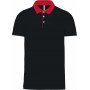 Polo jersey bicolore homme