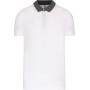 Polo jersey bicolore homme