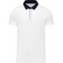 Polo jersey bicolore homme