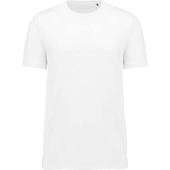 T-shirt Supima col rond manches courtes homme