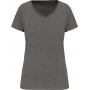 T-shirt Supima col V manches courtes femme