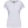 T-shirt col rond manches courtes femme