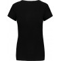 T-shirt col v manches courtes femme