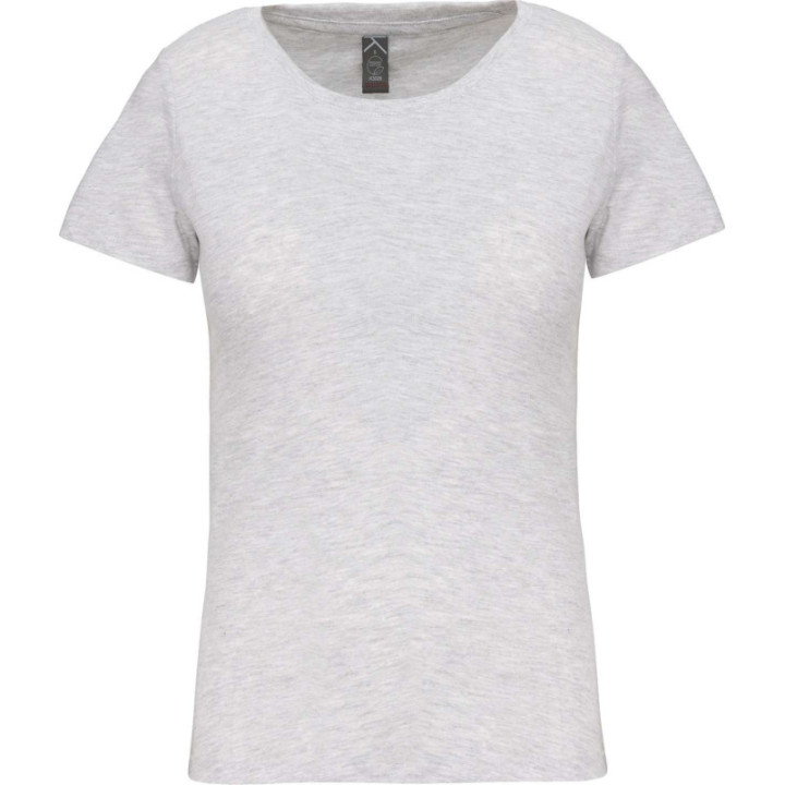 T-shirt bio col rond femme