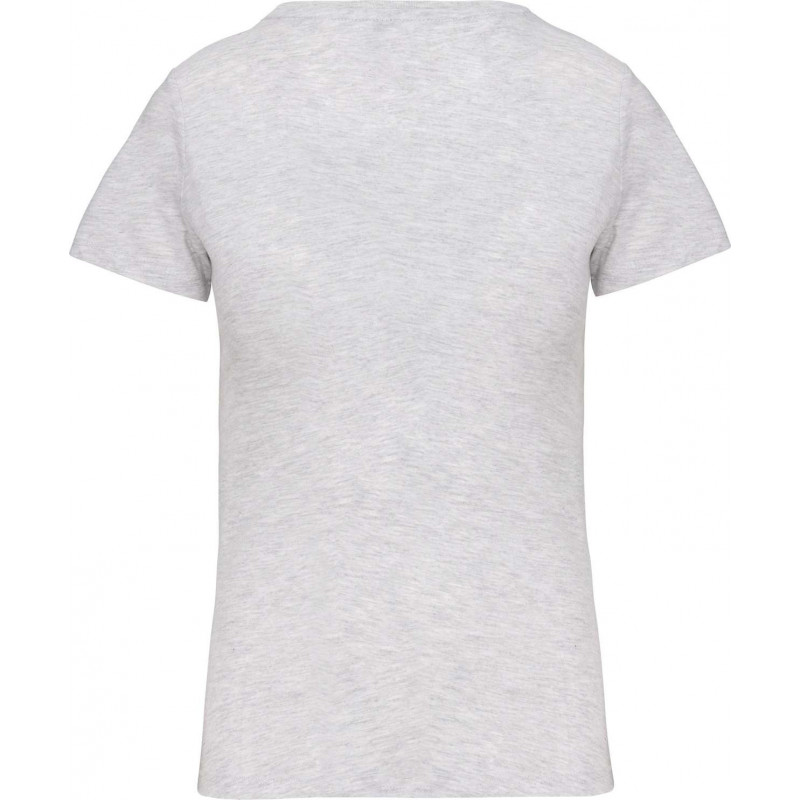 T-shirt bio col rond femme