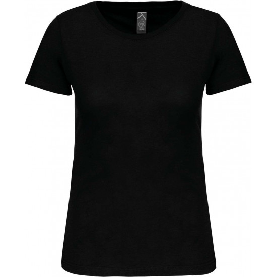 T-shirt bio col rond femme