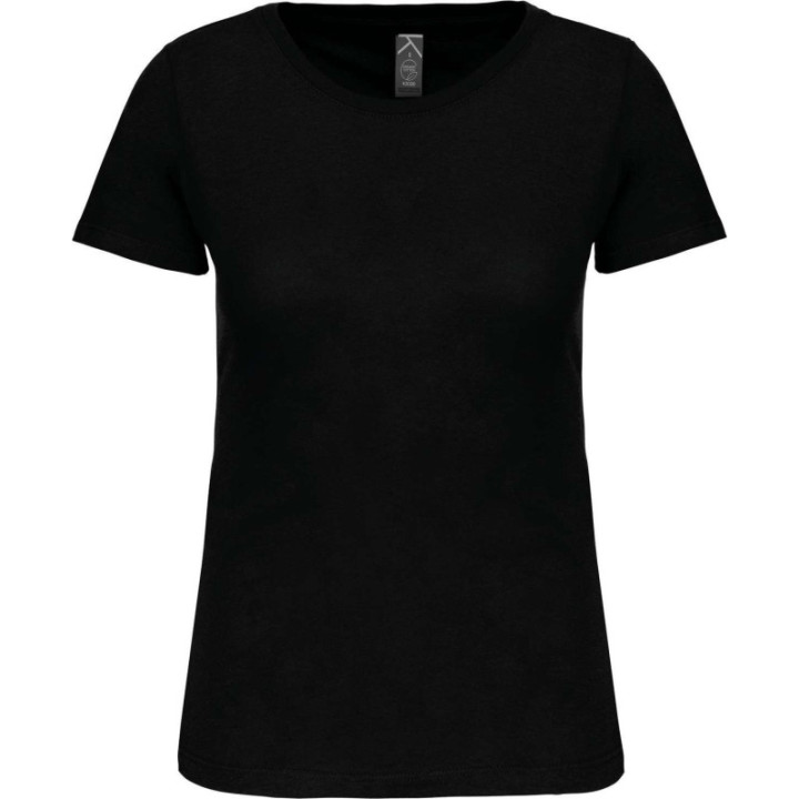 T-shirt bio col rond femme